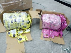 Customs Officers Seize Nicotine Pouches and Hookah Tobacco in Two Parcels During Special Inspection
